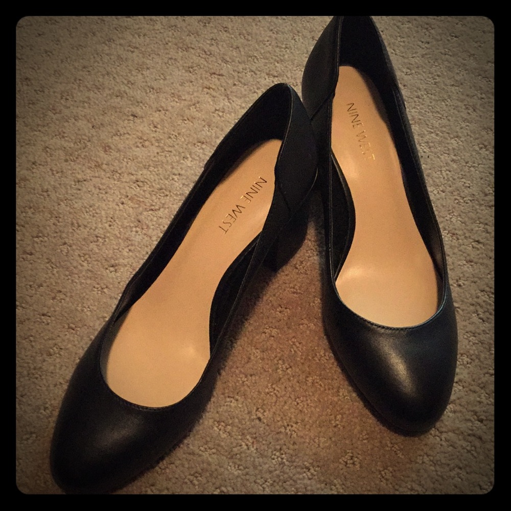 Block heel ballerinas shoes